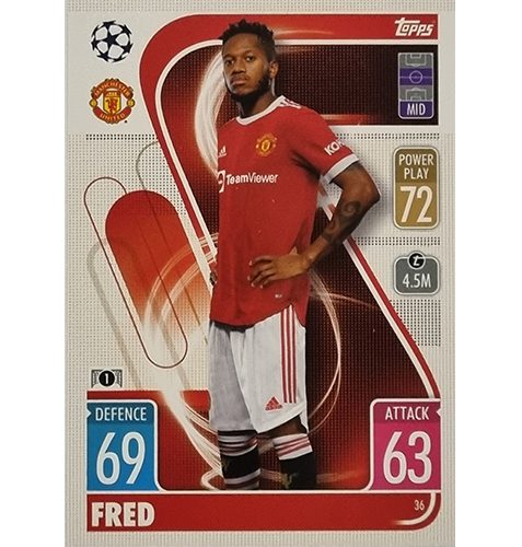 Topps Champions League 2021/2022 Nr 036 Fred