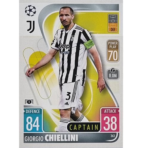 Topps Champions League 2021/2022 Nr 363 Giorgio Chiellini