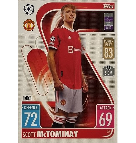 Topps Champions League 2021/2022 Nr 037 Scott McTominay