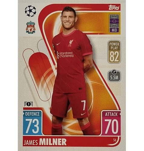 Topps Champions League 2021/2022 Nr 056 James Milner