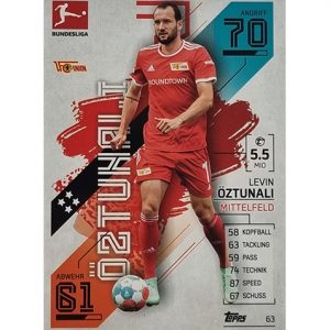 Topps Match Attax Bundesliga 2021/22 Nr 063 Levin Öztunali
