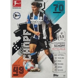 Topps Match Attax Bundesliga 2021/22 Nr 081 Alessandro Schöpf