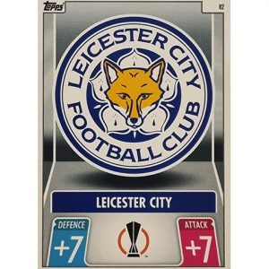 Topps Champions League 2021/2022 Nr 082 Leicester City Team Badge