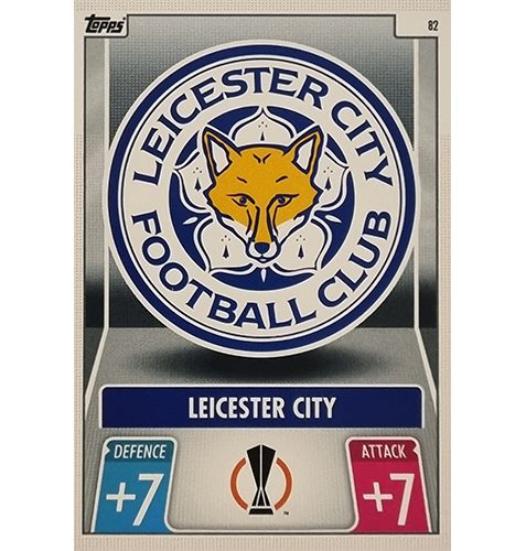 Topps Champions League 2021/2022 Nr 082 Leicester City Team Badge