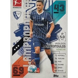 Topps Match Attax Bundesliga 2021/22 Nr 093 Vasileios Lampropoulos
