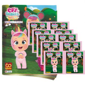 Panini Cry Babies Sticker Stickeralbum und 10x Tüten