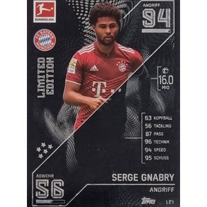 Topps Match Attax Bundesliga 2021/22 LE 1 Serge Gnabry