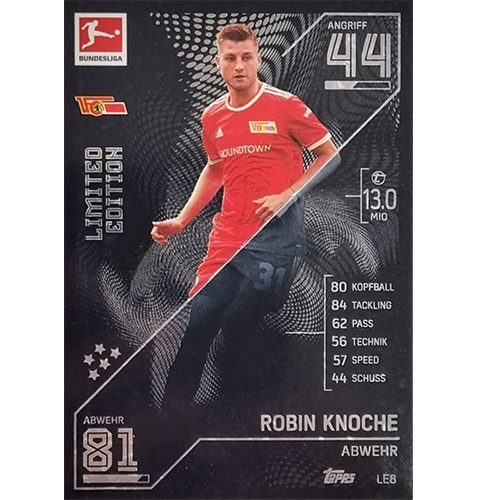 Topps Match Attax Bundesliga 2021/22 LE 8 Robin Knoche