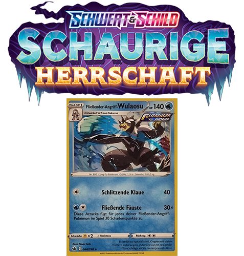 Pokémon Schaurige Herrschaft 044/198 Fließender-Angriff-Wulaosu HOLO