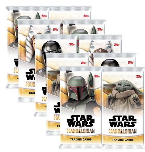 Topps The Mandalorian Trading Cards 2021 - 10x Booster