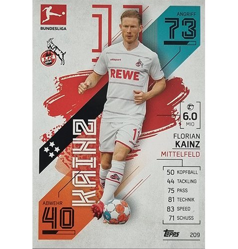 Topps Match Attax Bundesliga 2021/22 Nr 209 Florian Kainz
