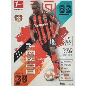Topps Match Attax Bundesliga 2021/22 Nr 246 Moussa Diaby