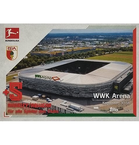 Topps Match Attax Bundesliga 2021/22 Nr 343 WWK Arena
