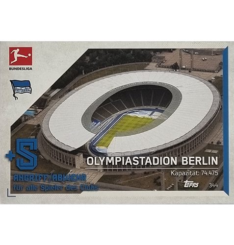 Topps Match Attax Bundesliga 2021/22 Nr 344 Olympiastadion Berlin