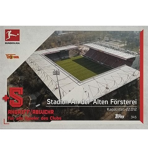 Topps Match Attax Bundesliga 2021/22 Nr 345 Stadion An der Alten Försterei