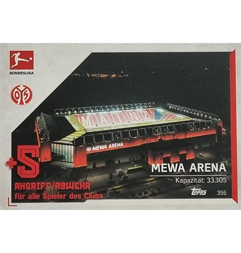 Topps Match Attax Bundesliga 2021/22 Nr 356 MEWA Arena