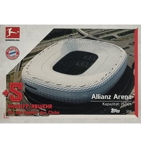 Topps Match Attax Bundesliga 2021/22 Nr 358 Allianz Arena