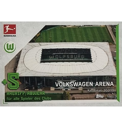 Topps Match Attax Bundesliga 2021/22 Nr 360 Volkswagen Arena