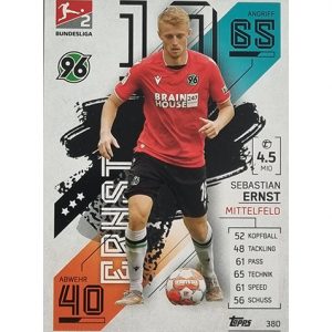 Topps Match Attax Bundesliga 2021/22 Nr 380 Sebastian Ernst