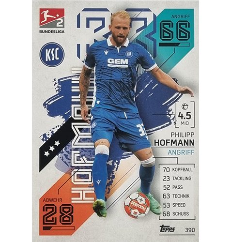 Topps Match Attax Bundesliga 2021/22 Nr 390 Philipp Hofmann