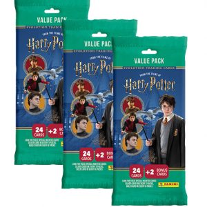 Panini Harry Potter Evolution Trading Cards 3x Fat Pack