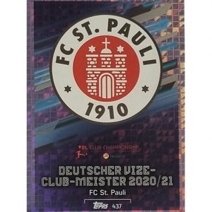 Topps Match Attax Bundesliga 2021/22 Nr 437 Deutscher Vize Club Meister