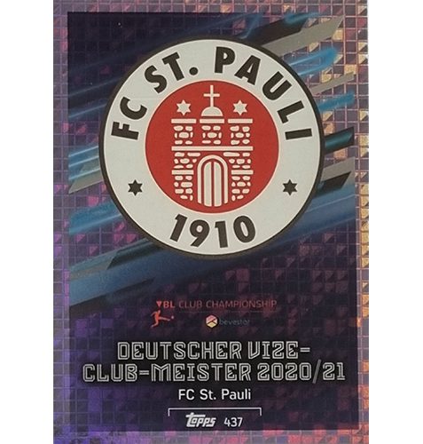 Topps Match Attax Bundesliga 2021/22 Nr 437 Deutscher Vize Club Meister