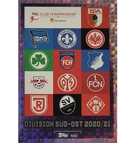 Topps Match Attax Bundesliga 2021/22 Nr 440 Division Süd Ost