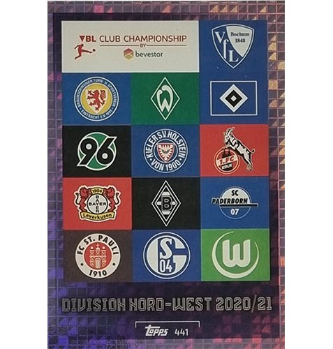 Topps Match Attax Bundesliga 2021/22 Nr 441 Division Nord West