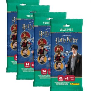 Panini Harry Potter Evolution Trading Cards 4x Fat Pack