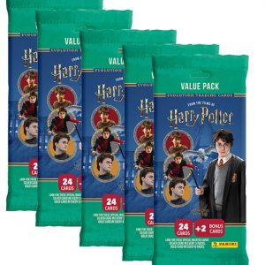 Panini Harry Potter Evolution Trading Cards 5x Fat Pack