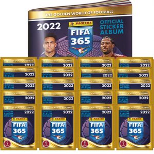 Panini FIFA 365 2022 Sticker Sammelalbum + 20x Stickertüten