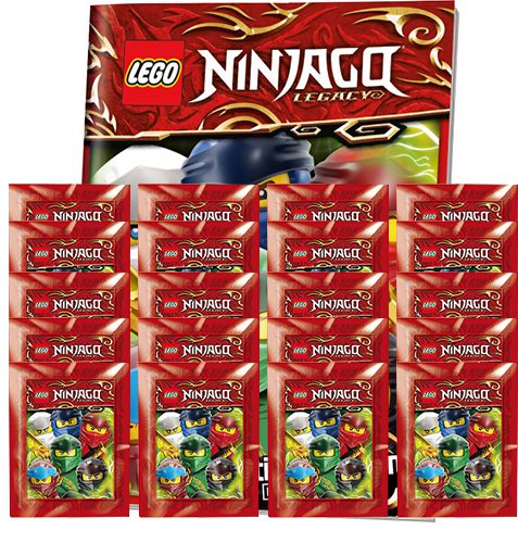 Sticker 20 Tüten LEGO Ninjago Legacy 2020 