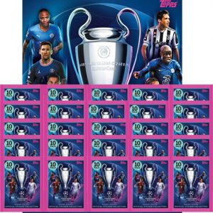 Topps Champions League Sticker 2021/2022 Album + 25x Tüten