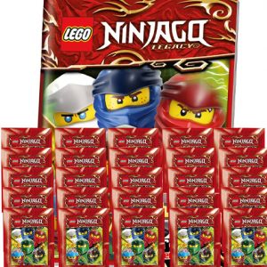 LEGO Ninjago Legacy Serie 2 Sticker Album + 25x Tüten
