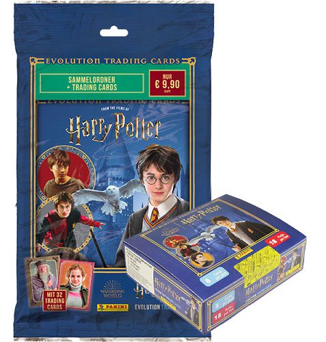Panini Harry Potter Evolution Trading Cards 1x Starter + 1x Display
