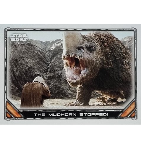 Topps The Mandalorian Trading Cards 2021 Nr 020 The Mudhorn stopped