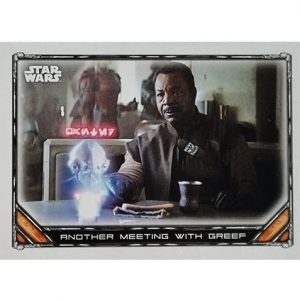 Topps The Mandalorian Trading Cards 2021 Nr 025 Another meeting with Greef