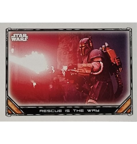 Topps The Mandalorian Trading Cards 2021 Nr 029 Rescue is the way