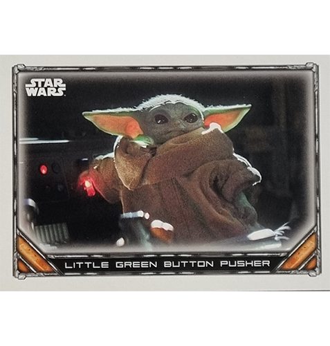 Topps The Mandalorian Trading Cards 2021 Nr 032 Little green button pusher