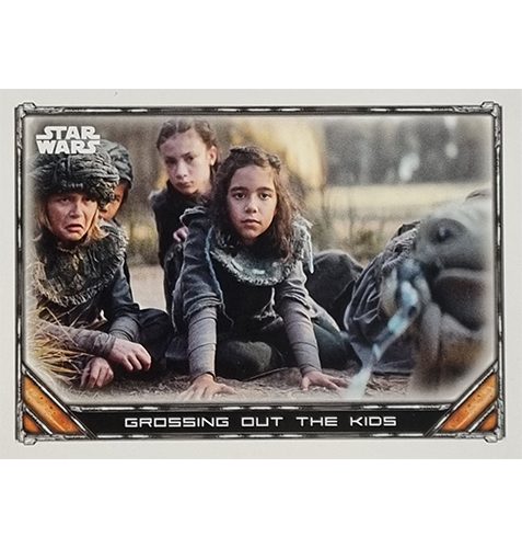 Topps The Mandalorian Trading Cards 2021 Nr 037 Grossing out the kidsTopps The Mandalorian Trading Cards 2021 Nr 037 Grossing out the kids