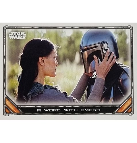 Topps The Mandalorian Trading Cards 2021 Nr 038 A word with Omera