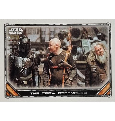 Topps The Mandalorian Trading Cards 2021 Nr 051 The crew assembledTopps The Mandalorian Trading Cards 2021 Nr 051 The crew assembled