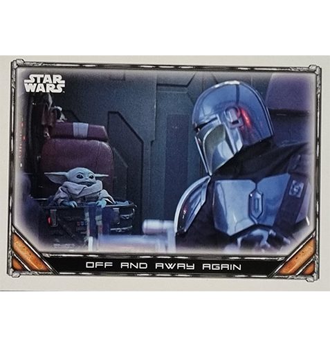Topps The Mandalorian Trading Cards 2021 Nr 059 Off and away again