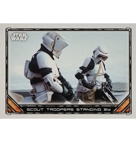 Topps The Mandalorian Trading Cards 2021 Nr 069 Scout Troopers standing by