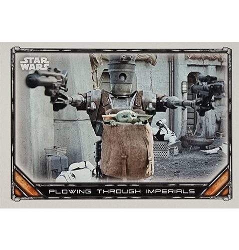 Topps The Mandalorian Trading Cards 2021 Nr 071 Plowing through imperials