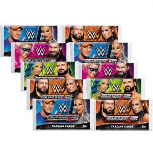 Topps WWE Superstars 2021 10x Booster je 10 Cards