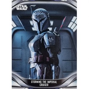 Topps The Mandalorian Trading Cards 2021 Nr 108 Storming the Imperal cruiser