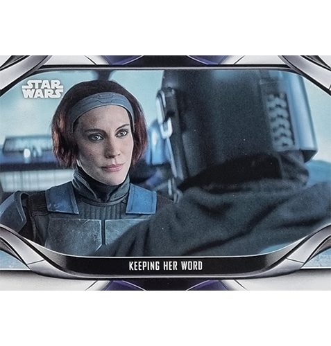 Topps The Mandalorian Trading Cards 2021 Nr 110 Keeping her word