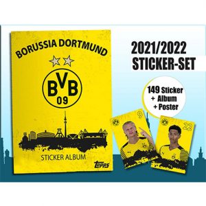 Topps BVB Offizielles Sticker-Set 2021/2022